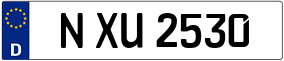 Truck License Plate